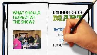 Embroidery Mart trade shows presented by NNEP [upl. by Etteniotnna]