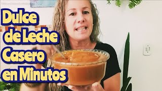 DULCE DE LECHE SOLO 3 INGREDIENTES PRONTO EN 15 MINUTOS [upl. by Kuth]