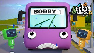 The Bus Song  Geckos Garage  Trucks For Children  Songs amp Nursery Rhymes For Kids [upl. by Flight]