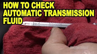 How To Check Automatic Transmission Fluid [upl. by Amlus]