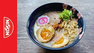 Nissin The Ramen Masters Hakata Tonkotsu Ramen – Germany — Instant Noodle Recipe Time — EP 1926 [upl. by Sproul]