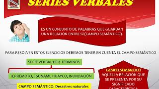 Series Verbales  Término excluido 2do Secundaria [upl. by Akima734]