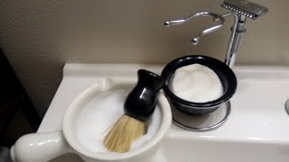 How to make lather using shaving soap  Tutorial for beginners [upl. by Kan]