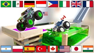 Hot Wheels Monster TruckWorld Race Battle of the Countries Championship 2024 In the Pool Tournament [upl. by Venetia]