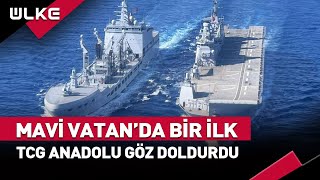 Mavi Vatanda TCG Anadolu İle Bir İlk haber [upl. by Alecram]