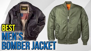 7 Best Mens Bomber Jackets 2017 [upl. by Telfore]