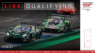 LIVE  Qualifying  Fuji  Fanatec GT Asia Powered by AWS 2024 amp Japan Cup [upl. by Garwood196]