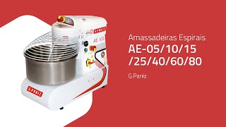 Amassadeira Espiral GPaniz AE05101525406080  ZIP Automação [upl. by Greenwood267]