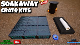 Soakaway Crates Kit  The Simple Solution to Rainwater Drainage [upl. by Trillby]