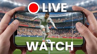 How To Watch Football Matches Live Mobile amp Computer  Full Guide [upl. by Wallack]