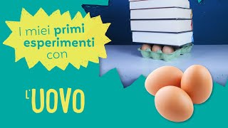 Esperimenti con luovo per bambini  Il laboratorio dei piccoli scienziati  Editoriale Scienza [upl. by Ilatfen]