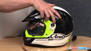 How To Change An Arai TX Visor [upl. by Elnar]