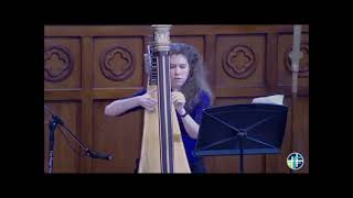 quotThree Spiritualsquot Rebekah Atkinson Harpist [upl. by Cirdet]