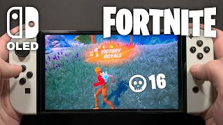 Fortnite on Nintendo Switch OLED 311 [upl. by Oniluap]