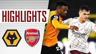 HIGHLIGHTS  Wolves vs Arsenal 21  Premier League [upl. by Bethany]