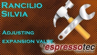 Rancilio Silvia  ExpansionOver Pressure Valve Adjustment [upl. by Packston]