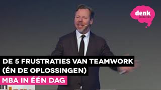 Ben Tiggelaar 5 problemen van teamwork [upl. by Yenttirb]