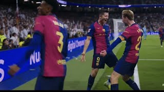 Gol Roberta Lewandowskiego Real Madryt vs Barcelona 04 Wszystkie gole i rozszerzone skróty [upl. by Annid631]