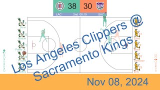 NBA 202425 Los Angeles Clippers vs Sacramento Kings  Nov 08 2024 [upl. by Harvey]