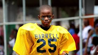 Youth Football 7amp8 Harrell vs Willie Hall Jamboree at Conrad Playground August 20 2011 [upl. by Lacram305]