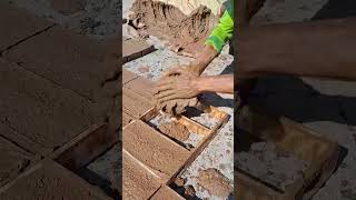 Break tile making Jugaad video viralvideo construction trending civilengineering reels [upl. by Auoy]