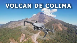 Volcán de Colima y la barranca Montegrande a vista de drone 🛸 [upl. by Hax526]