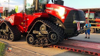 TRAKTOR CASE 620 QUADTRAC Transport VOLVO Truck [upl. by Tevlev43]