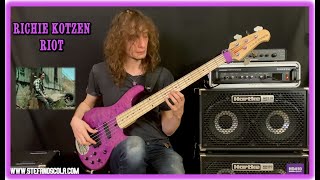 RICHIE KOTZEN “RIOT” Bass Cover [upl. by Chrystel]