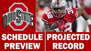 Ohio State Football 2024 Schedule Preview amp Record Projection [upl. by Ymmit]