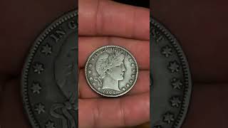 1906  D Barber Half Dollar Crisp🪙 barber halfdollar silver coins coin [upl. by Eelhsa]