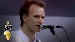 Sting  Roxanne Live Aid 1985 [upl. by Siugram]