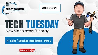 4quot Downlight Installation on high end finishes  Part 2  Tech Tuesday  Week 21 [upl. by Emmalynne]