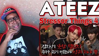 ATEEZ 에이티즈  스트레스 띵 Stressor Things Ep4  REACTION [upl. by Iggam]