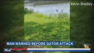 Victim in suspected Largo gator attack was warned before to stay out of water [upl. by Refynnej800]