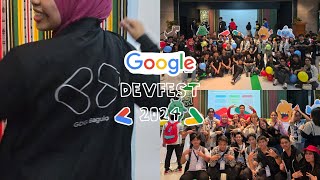 💙❤️ Google DevFest 2024 💚💛  college diaries [upl. by Quartus149]