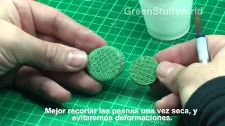 03 Rodillos Texturizados con Masilla verde  GreenStuffWorld [upl. by Vitale]