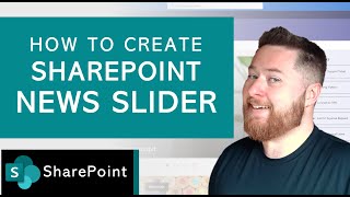 How To Create Your Own SharePoint News Slider  SharePoint Carousel [upl. by Allac]