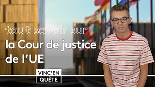 La CJUE la Cour de justice de lUE ☛ Trois minutes pour comprendre les institutions européennes [upl. by Enyrb]