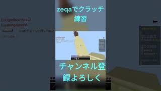 zeqaでクラッチ練習 マイクラ 50人クラフト参加勢 minecraft [upl. by Ahseyn]