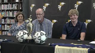 Parker Manley Signing with Toccoa Falls College [upl. by Yentruoc572]