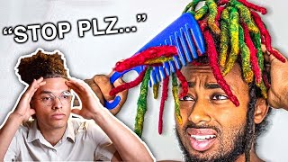 Reacting To People Combing Out Dreadlocks [upl. by Cully]