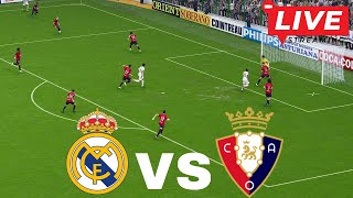 🔴LIVE  Real Madrid vs Osasuna LIVE streaming  LaLiga 202425  Match Live Now [upl. by Marven]