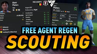 FC 24 FREE AGENT REGEN SCOUTING TIPS [upl. by Gunnar]