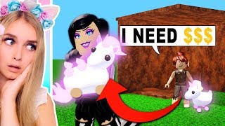 I Caught A Thief STEAL A NEON UNICORN From A HOMELESS Person In Adopt Me Roblox [upl. by Onitnerolf]