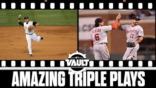 INSANE Triple Plays Some of the best triple plays in MLB History [upl. by Dripps466]