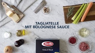 Barilla Tagliatelle mit Bolognese Sauce [upl. by Allets]