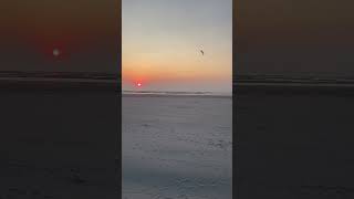 COUCHER DE SOLEIL SUR LA PLAGE DE BERCK EN FRANCE [upl. by Nnahgem769]