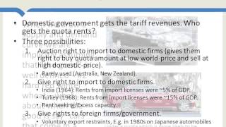 Tariffs vs Quotas [upl. by Ynnaf]