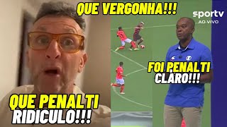 VERGONHA NETO DETONA O PENALTI PARA O FLAMENGO CONTRA O NOVA IGUAÇU [upl. by Ikilisav]