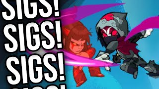 Can You Win in Brawlhalla With ONLY Signatures [upl. by Mharg]